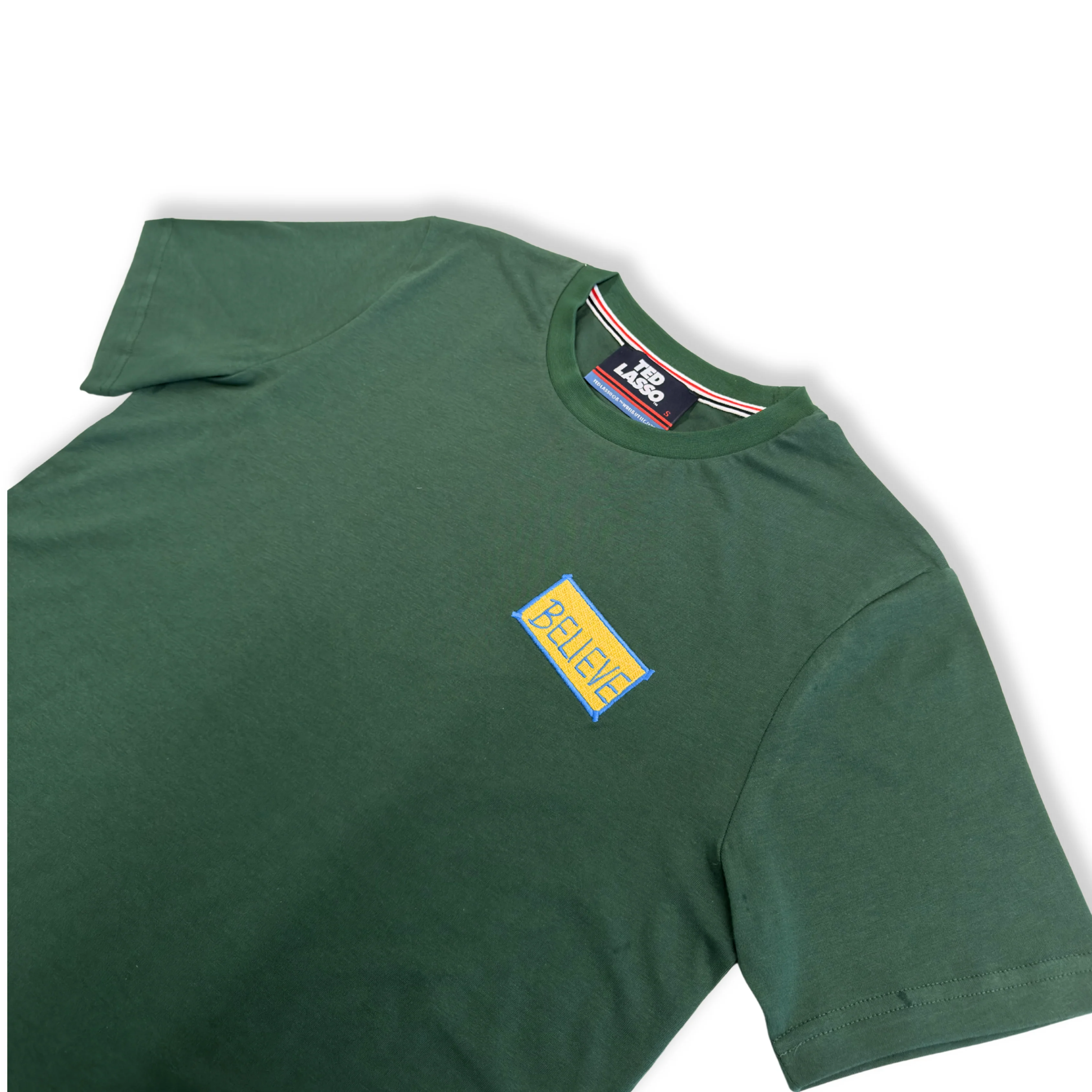 T-shirt Embroidered Believe Sign - Image 3